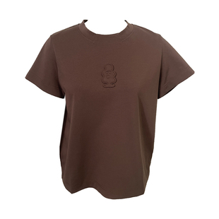 ROSEMOO/容子木25春【商场同款】轻薄针织圆领短袖T恤RSS1TC221B