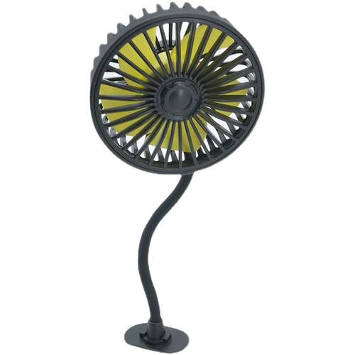 车载电风扇usb强风24v大货车12v 制冷大风力降温汽车用后座小风扇