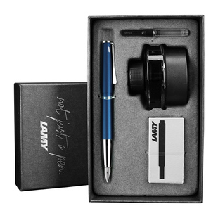德国正品lamy演绎钢笔 LX全黑凌美演艺studio 男士商务高档礼盒装