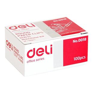 得力0018曲别针回形针三角形0051办公用品回型针回行针金属防锈