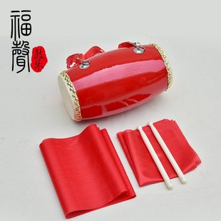 厂家直销121415cm幼儿园腰鼓老年秧歌队腰腰鼓儿童木质成人