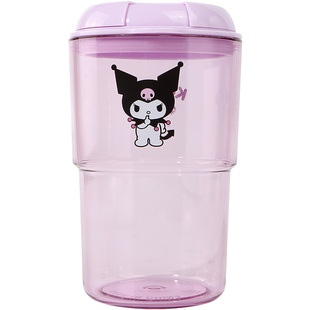 miniso名创优品三丽鸥玉桂狗随手冷萃咖啡杯可爱库洛米水杯500mL