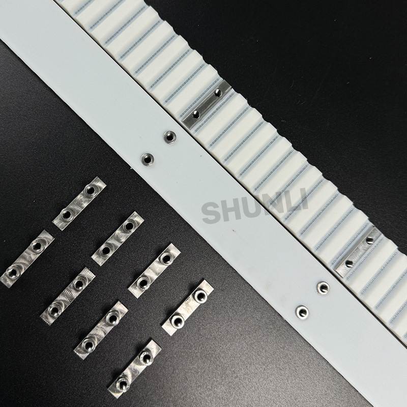 供应AT10齿型聚氨酯假齿同步带去齿打孔PU钢丝芯传动带