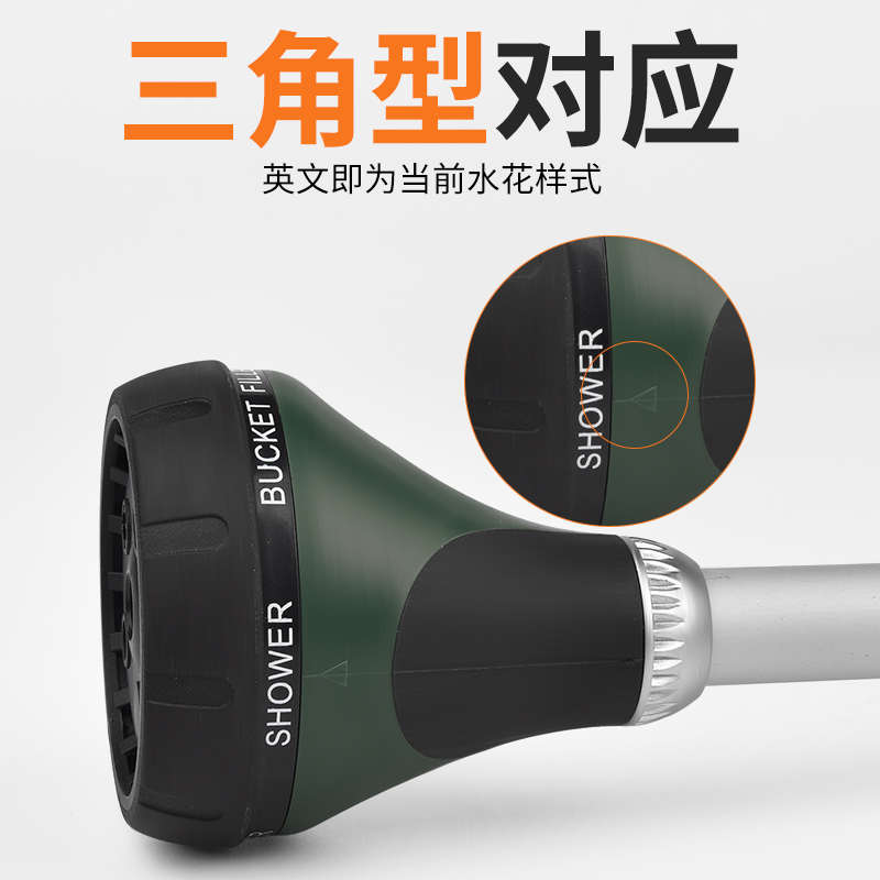 花园浇花水枪喷头家用园林淋花浇水神器园艺洒水浇菜水管套装农用