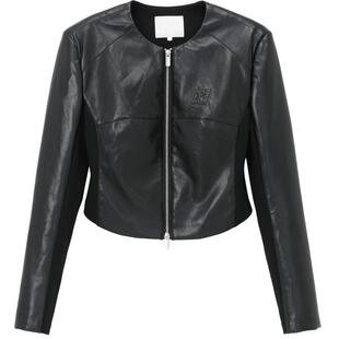 REVAN芮范设计师款街头风酷感皮衣外套RN90105249