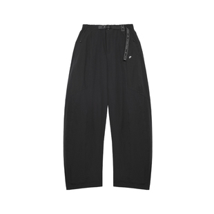 90白鸭绒 半圆原创女装[运动]2025冬季宽松保暖裤子女弯刀羽绒裤