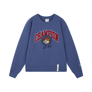 【李紫婷同款猫猫系列】Champion冠军卫衣女2026春季新款圆领上衣