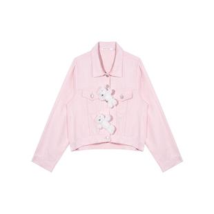 【蒋敦豪同款】NOISY TEDDY25秋季新款男女牛仔外套时尚百搭上衣