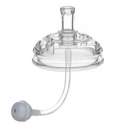 适配米琪熊饮水奶嘴吸管一体式7cm广口径鸭嘴学饮嘴7厘米奶瓶通用