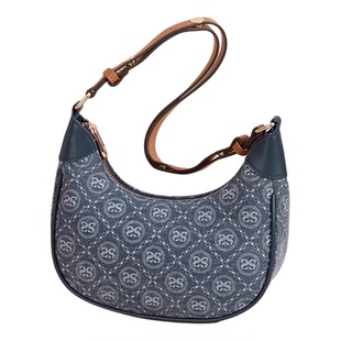 星期六腋下法棍包包女2025新款秋冬高级感复古小众牛仔单肩斜挎包