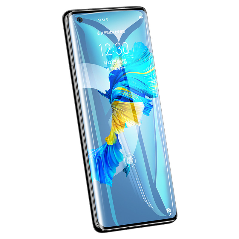 闪魔OPPO Reno6pro钢化软膜Reno6pro+手机膜新款Reno6pro+水凝膜曲面全屏覆盖防指纹高清全包防划痕保护贴膜