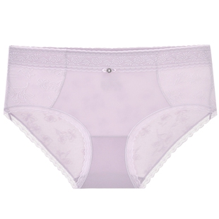 3件159|商场同款MYBODY提花包臀三角裤全棉底裆高腰收腹女士内裤