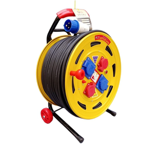 220V工业航空防雨防爆插座电缆盘移动电源延长接线盘卷线轴拖线盘