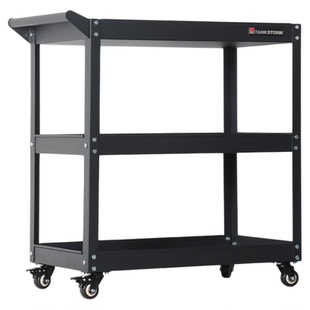 维修工具车移动三层零件车汽修多功能小推车架子层工具柜收纳架