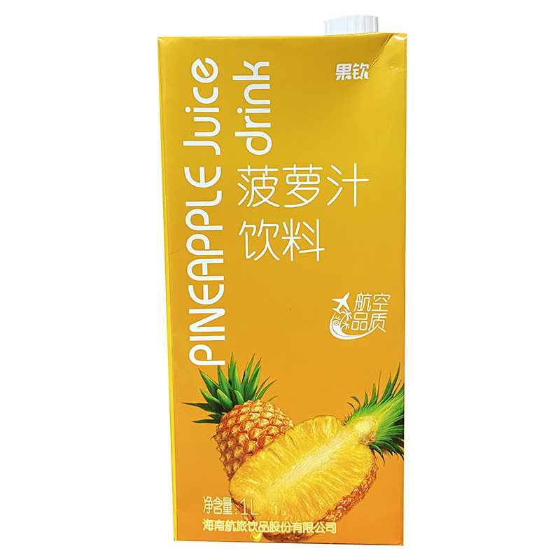 海航飞机饮料酒店椰子菠萝汁果钦