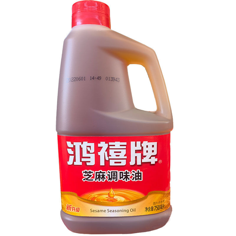 鸿禧牌 食用调和香麻油芝麻香油 调味油 火锅串串750ml包邮