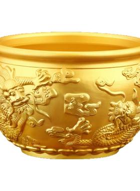 铜宗铜源招财摆件黄铜米缸