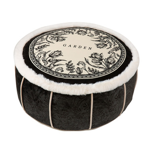 范居态度郁香中古风蒲团墩子坐垫轻奢懒人沙发榻榻米休闲脚蹬坐墩