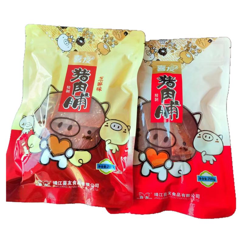 猪肉脯铺500g一斤装碎片付片零食250g肉干大片靖江特产喜友大包