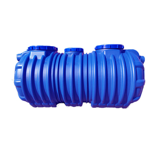 2026新款三层化粪池巨厚三格式一体成型化粪池PE新农村专用塑料桶