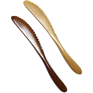 木质月饼黄油抹刀实木牛油刀果酱刀面膜木刀奶油刀奶酪刀饺子馅刀