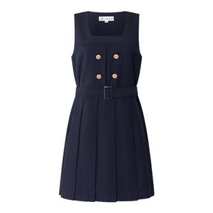 长裙原创jk制服女装裙子女夏背心裙女绀色温格女子套装东京岁时记