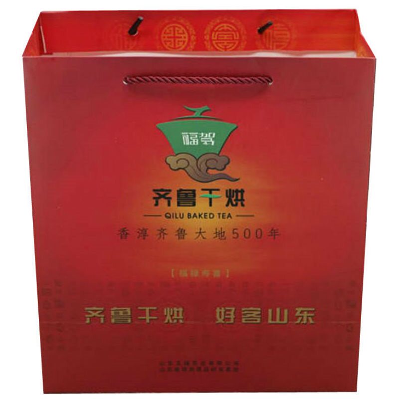 新茶半发酵齐鲁干烘黄大茶礼盒福禄寿喜莱芜老干烘茶叶大叶茶900g