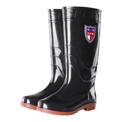 加厚牛筋底高中短筒水鞋防水男士