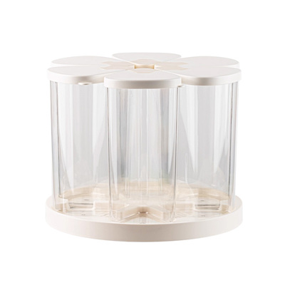 日本家用五谷杂粮收纳盒旋转米桶