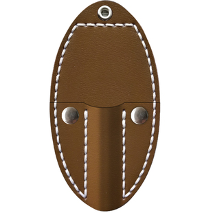 创意牛皮钥匙包单支装小众复古真皮锁匙套简约钥匙扣迷你收纳包