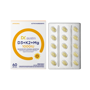 益安美追光维生素d3儿童d3k2镁三合一1000iu青少年复合维生素VD3