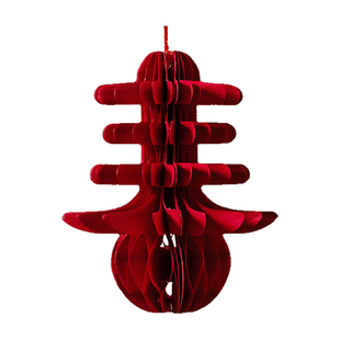 新年灯笼小挂饰2026马年装饰品盆景树上绿植挂件春节过年氛围布置