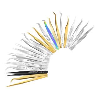 NAGARAKU精密钛合金开花镊子金羽夹美睫师初学者全套嫁接睫毛工具