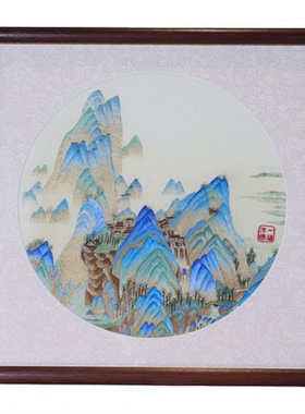 手工刺绣摆件，新年伴手礼送客户