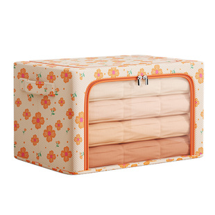 衣服收纳箱家用大容量衣物玩具整理储物箱布艺衣柜被子折叠百纳箱