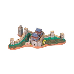长城三维手工木质拼接建筑模型greatwall of china 3D puzzle拼图