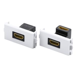 绿联hdmi面板工程装修布线墙插座笔连接电视投影仪高清4K音频线