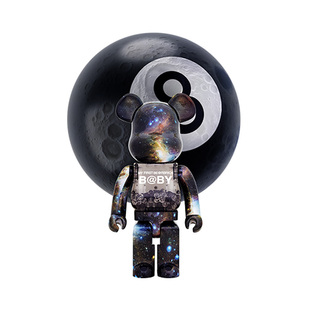 创意潮牌暴力熊黑8桌球室装饰画中八台球厅桌球壁灯画背景墙挂画