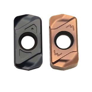 LNMU0303ZER快进给铣刀片双面开粗合金数控刀粒钢件铸铁不锈钢硬