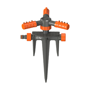 草坪园林绿化地插式洒水器自动旋转喷灌喷头360度喷水器菜地浇水