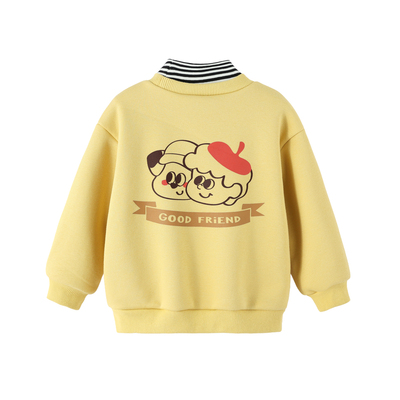 男童卫衣冬季加绒保暖