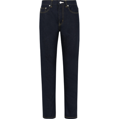 【折扣】Beautiful People 女贴花高腰直筒九分牛仔裤