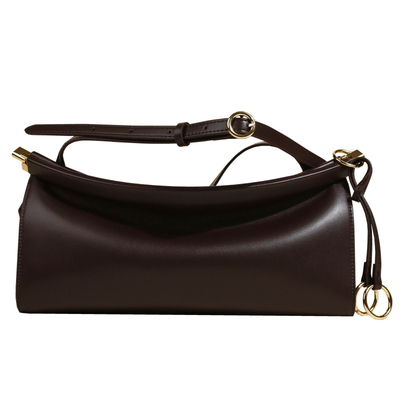 EZRO真皮小众设计单肩腋下法棍包