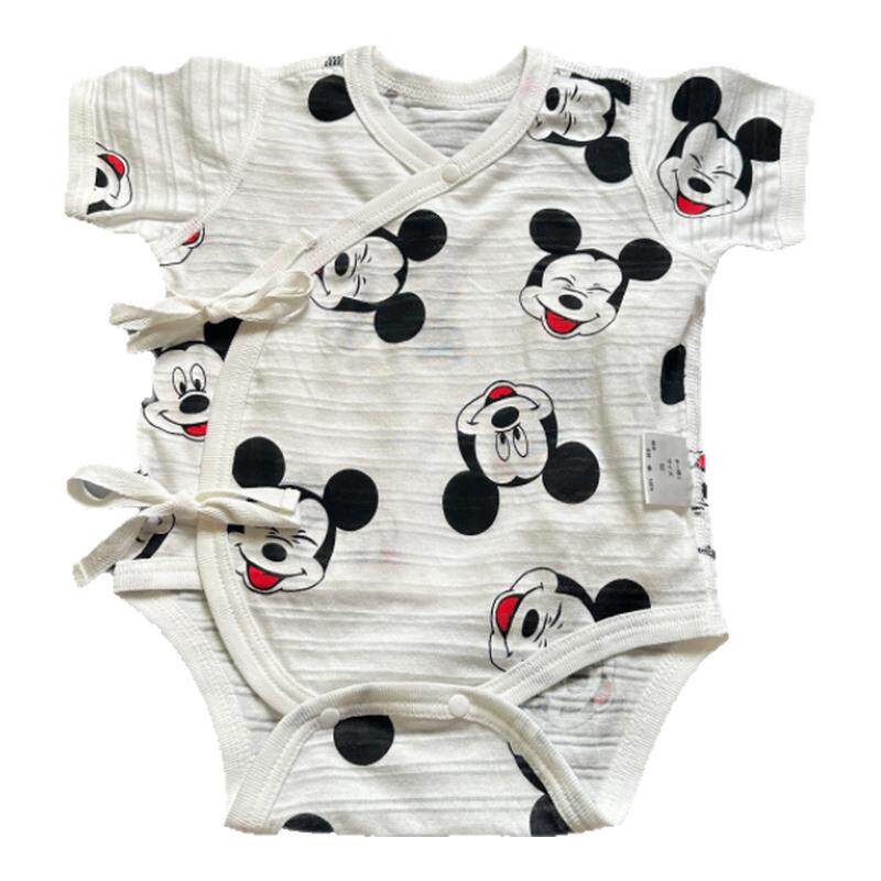 夏季薄款新生婴儿衣服纯棉短袖包连身衣/爬服/哈衣