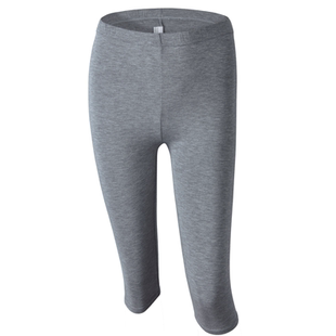 莫代尔七分裤女夏薄款加肥加大码弹力高腰运动紧身过膝中裤打底裤