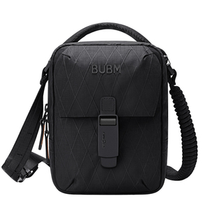 bubm新款男士斜挎包护照包夹外出旅游随身小手机包胸包防盗单肩包