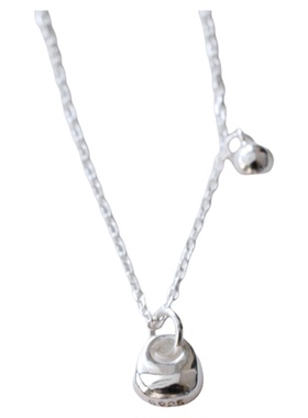 纯银锁骨链女银坨坨项链称心如意