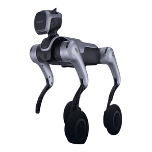 海豚小姐魔法原子MagicDog-W机器狗轮足巡逻机器人化工高危环境巡检红外热成像数据实时传输高速移精准避障