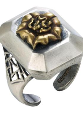 T.MAJOR纯银戒指S925原创做旧