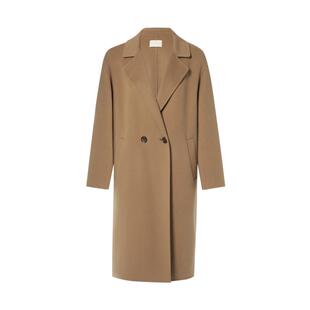 【美丽诺羊毛】ELSEWHERE珂思商场同款羊绒毛呢大衣女冬季新款